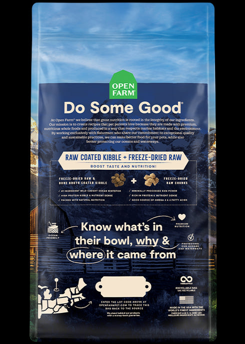 Open Farm Wild Ocean Grain-Free RawMix Cat Food  2.2lb - Poudre Pet and Feed Supply